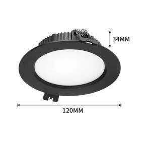 Vestavné svítidlo IMMAX NEO DOWN, 12W, BEACON, CCT, stmívatelné, Wi-Fi, TUYA, prům. 12cm černé

 obrázek produktu 1 z 3