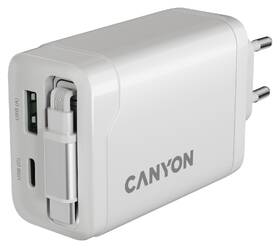 Nabíječka do sítě Canyon OnCharge 65RC White, USB-C, 65W PD, QC, EU bílý

 obrázek produktu 6 z 7