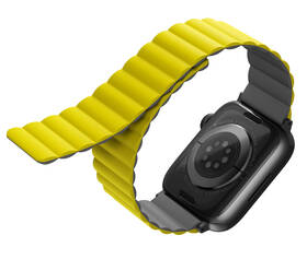 Řemínek Uniq Revix Reversible na Apple Watch 42/44/45/49mm šedý/žlutý

 obrázek produktu 2 z 5