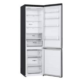 Chladnička s mrazničkou LG GBP62MCNAC černá barva
