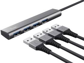 USB Hub Trust Halyx Aluminium USB/4x USB 3.2 Gen1 stříbrný

 obrázek produktu 5 z 10