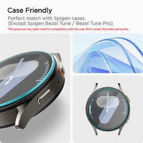 Tvrzené sklo Spigen tR EZ Fit na Samsung Galaxy Watch7 44mm, (2 ks) 

 obrázek produktu 10 z 11