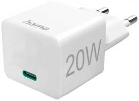 Nabíječka do sítě Hama 20W, USB-C PD + kabel USB-C Lightning 1 m bílá

 obrázek produktu 1 z 3