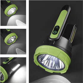Svítilna EMOS LED nabíjecí, 210 lm, 1 800 mAh černá/zelená

 obrázek produktu 9 z 13