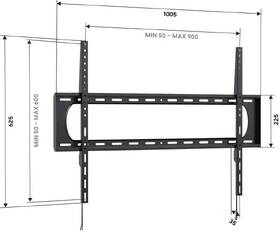 Držák TV Vogel’s UP 9003 fixní pro, 55-120", 120 kg černý

 obrázek produktu 2 z 2
