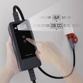 Cestovní nabíjecí stanice dé pro elektromobily 11 kW s 10m kabelem, verze s CZ aplikací černá

 obrázek produktu 1 z 6
