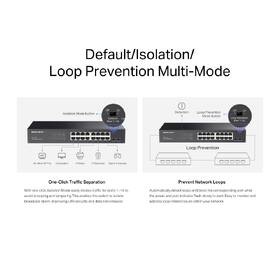 Switch Mercusys MS116GS, 16 port, Gigabit černý

 obrázek produktu 5 z 13