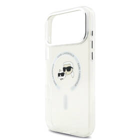 Kryt na mobil Karl Lagerfeld IML K&CH Heads Metal Frame MagSafe na Apple iPhone 17 Pro Max průhledný

 obrázek produktu 5 z 7