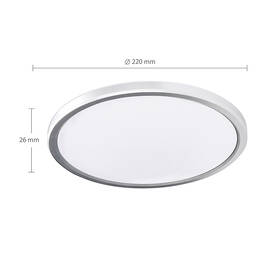 Stropní svítidlo Solight WO825 18 W, 3CCT, průměr 22 cm stříbrné

 obrázek produktu 4 z 6