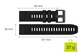 Řemínek Mobile Origin Easy Strap Watch 26mm černý

 obrázek produktu 3 z 6