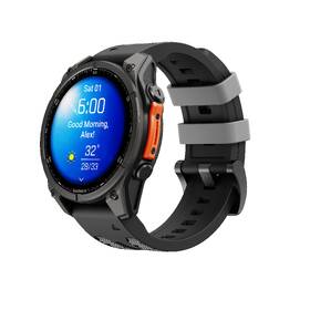 Řemínek Cubenest Premium Silicone Garmin QuickFit Band 26mm černý/šedý

 obrázek produktu 2 z 5