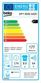 Sušička prádla Beko DPY 8506 GXB1 bílá

 obrázek produktu 1 z 4
