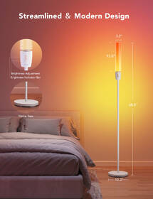 Stojací lampa Govee Smart LED RGBICWW bílé

 obrázek produktu 3 z 8