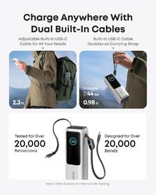 Powerbanka Anker 165W Built-In USB-C and Retractable Cable 25000 mAh stříbrná

 obrázek produktu 2 z 5