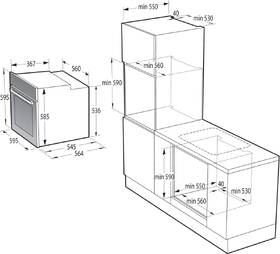 Trouba Gorenje BO6735E05B HomeMade černá barva
