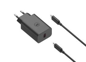 Nabíječka do sítě Motorola TurboPower 68W USB-C + kabel 1m černá barva
 Nabíječka do sítě Motorola TurboPower 68W USB-C + kabel 1m černá barva