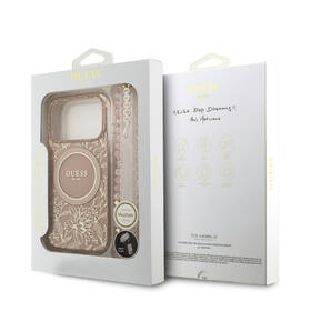 Kryt na mobil Guess IML Flowers Allover Strap MagSafe na Apple iPhone 17 Pro růžový

 obrázek produktu 7 z 7