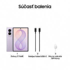 Mobilní telefon Samsung Galaxy Z Fold8 5G 12 GB / 256 GB fialový

 obrázek produktu 17 z 24