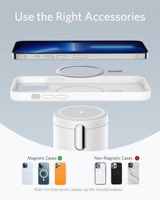 Bezdrátová nabíječka Anker PowerWave Mag-Go 2-in-1 Dock bílá

 obrázek produktu 4 z 5