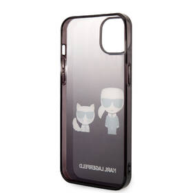 Kryt na mobil Karl Lagerfeld Gradient Karl and Choupette na Apple iPhone 14 Plus černý

 obrázek produktu 3 z 4