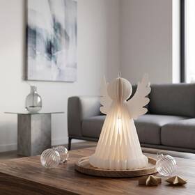 LED dekorace Solight Anděl s osvětlením, 3xAA, (37cm) bílá

 obrázek produktu 3 z 6