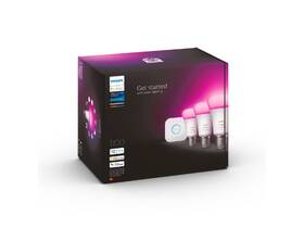 Startovací sada Philips Bluetooth, 9W, E27, White and Color Ambiance, 3ks + Bridge 

 obrázek produktu 4 z 9