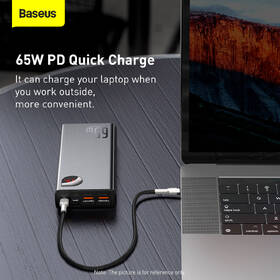 Powerbanka Baseus 20 000 mAh, 65 W černá

 obrázek produktu 8 z 13