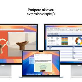 Notebook Apple 15" M4 10× GPU, 24GB, 512GB - hvězdně bílý CZ 

 obrázek produktu 8 z 10