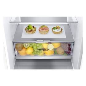 Chladnička s mrazničkou LG GBB71SWVCN bílá barva
