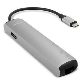 USB Hub Epico USB-C Slim stříbrný

 obrázek produktu 1 z 3