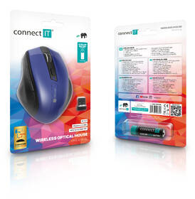 Myš Connect IT Dual SmartSwitch USB, Bluetooth černá/modrá

 obrázek produktu 5 z 5