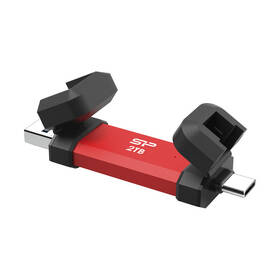 USB Flash Silicon Power DS72 2TB červená barva
