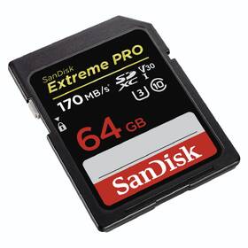 Paměťová karta SANDISK 64GB UHS-I U3 (170R/90W) 

 obrázek produktu 2 z 2