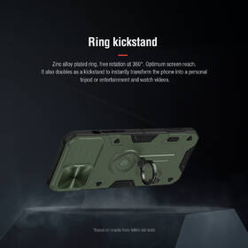 Kryt na mobil Nillkin CamShield Armor na Apple iPhone 13 Pro Max zelený

 obrázek produktu 2 z 3