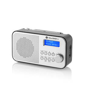 Radiopřijímač s DAB+ GoGEN DAB 300 N stříbrná barva
