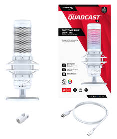 Mikrofon HyperX QuadCast S bílý

 obrázek produktu 7 z 8