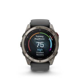 Chytré hodinky Garmin fenix 8 Pro 51 mm AMOLED Sapphire - Titanium / Graphite Silicone Band 

 obrázek produktu 6 z 14