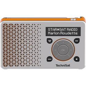 Radiopřijímač s DAB+ TechniSat DIGITRADIO 1 stříbrný/oranžový

 obrázek produktu 2 z 6