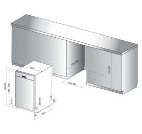 Myčka nádobí Whirlpool WSBO 3O34 PF X 

 obrázek produktu 2 z 9
