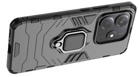 Kryt na mobil Lenuo Armor na Xiaomi Redmi Note 14 5G černá barva
