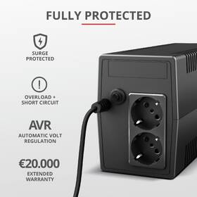 Záložní zdroj Trust Paxxon 800VA 

 obrázek produktu 6 z 13