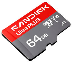 Paměťová karta SANDISK 64GB UHS-I U1 (150R) + SD adaptér 

 obrázek produktu 2 z 5