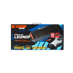 Klávesnice s myší Canyon Leonof s podložkou pod myš, US layout černá/oranžová

 obrázek produktu 5 z 5