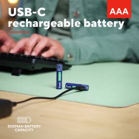 Baterie nabíjecí Trust AAA, USB-C, 2ks 

 obrázek produktu 6 z 7