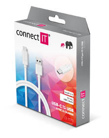 Kabel Connect IT USB/USB-C, 2 m bílý

 obrázek produktu 2 z 2