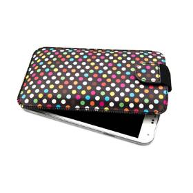 Pouzdro na mobil FIXED Soft Slim, 6XL - Rainbow Dots 

 obrázek produktu 2 z 2