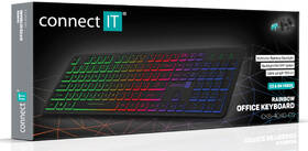 Klávesnice Connect IT Rainbow Office, CZ/SK černá

 obrázek produktu 4 z 5