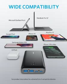 Powerbanka Anker PowerCore III Elite 25600 mAh 87W černá

 obrázek produktu 3 z 7