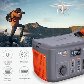Nabíjecí stanice Forever OS300 300W (307 Wh) šedá/oranžová

 obrázek produktu 1 z 4