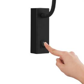 Nástěnné svítidlo IMMAX GOAL LED, vypínač, 3W černé

 obrázek produktu 3 z 8